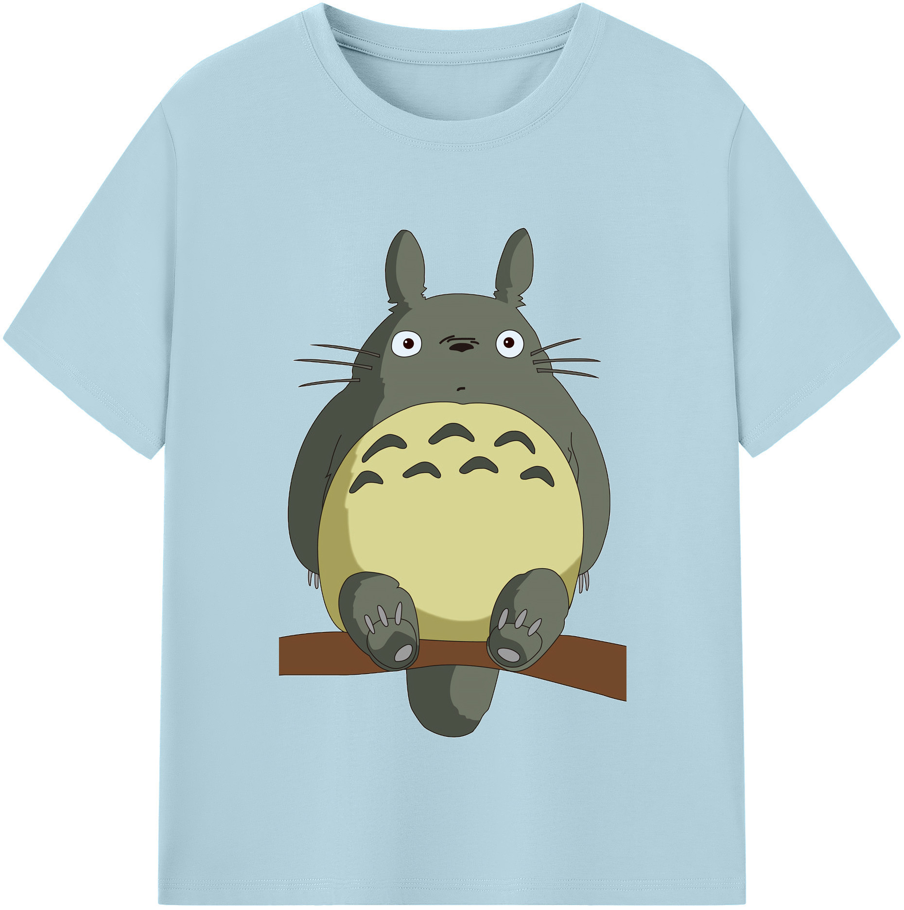（画像用） となりのトトロ 草壁メイ 草壁サツキ My Neighbor Totoro Satsuki Kusakabe Mei Kusakabe 綿100％半袖Tシャツ（フロントプリント）